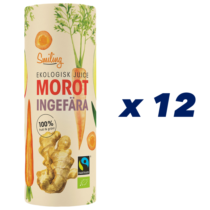 Eko Juice Morot & Ingefära 12-pack - 56% rabatt
