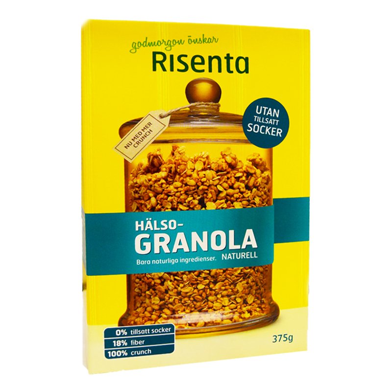 Risenta Hälsogranola Naturell - 32% rabatt
