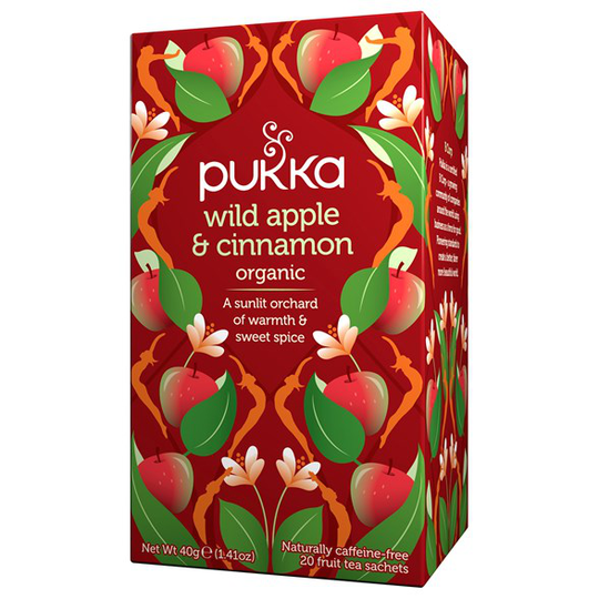 Pukka Herbs Örtte Wild Apple & Cinnamon, 20 påsar