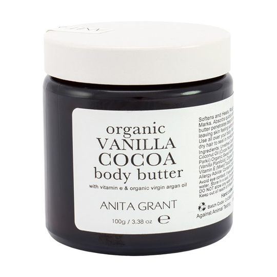 Anita Grant Organic Vanilla Cocoa Body Butter, 100 g