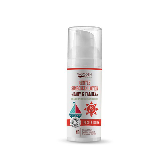 Wooden Spoon Sunscreen Lotion Baby & Family SPF 50 50 ml