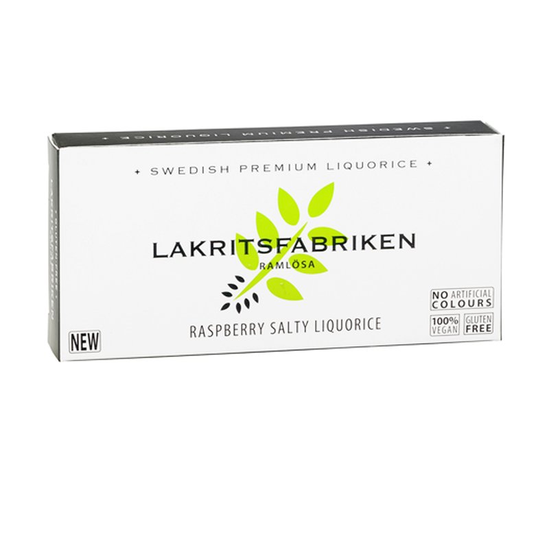 Saltlakrits Hallon 40g - 24% rabatt