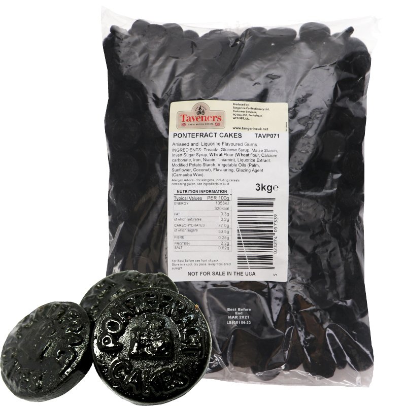 Lakritspengar 3kg - 60% rabatt
