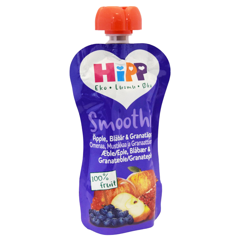 Smoothie Äpple & Blåbär & Granatäpple 100g - 33% rabatt