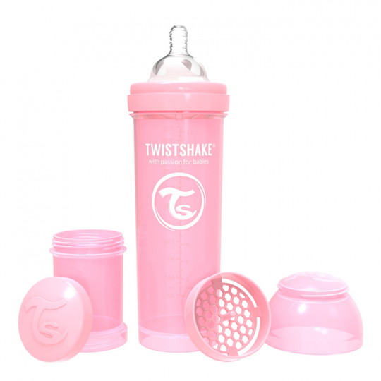 Twistshake Nappflaska Anti-Colic 330ml Pastel Pink