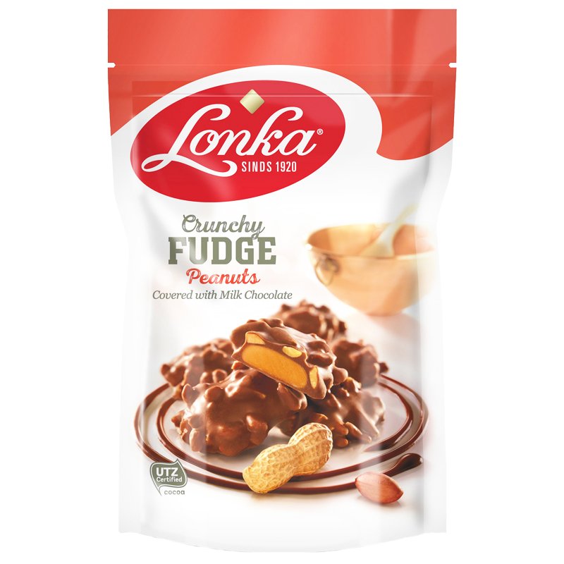 Fudge "Crunchy Peanuts" 160g - 34% rabatt