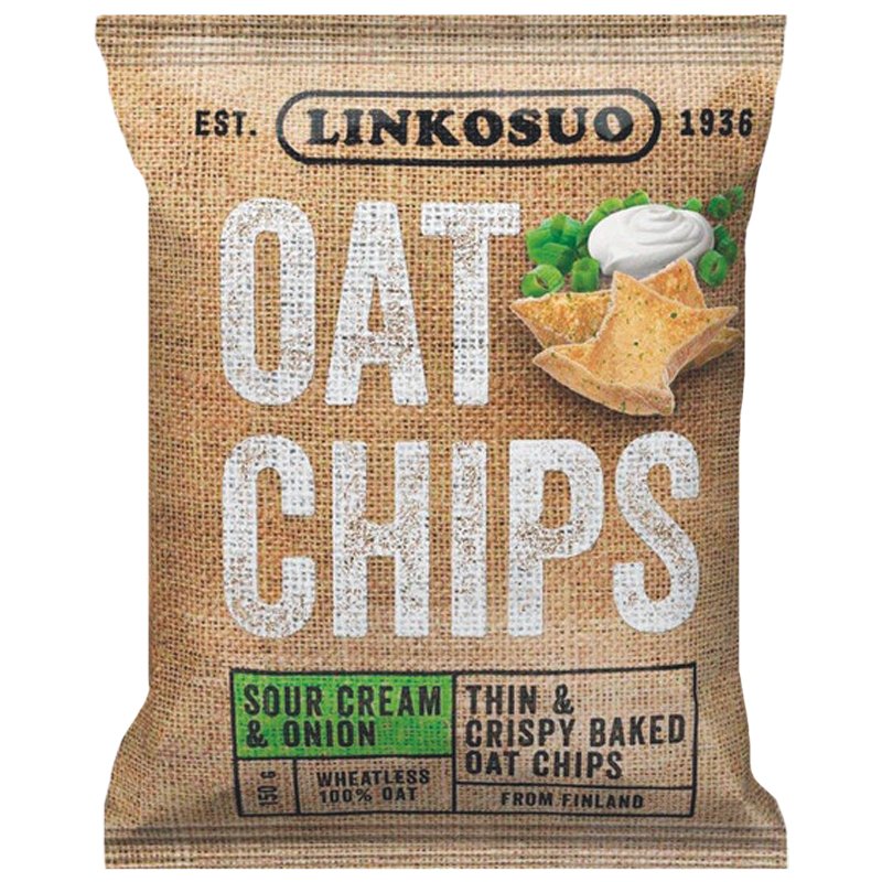 Havrechips "Sourcream & Onion" 150g - 50% rabatt