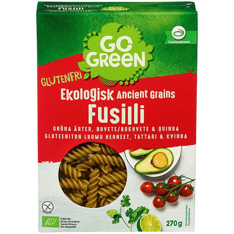 Eko Fusilli Ärter & Quinoa - 24% rabatt
