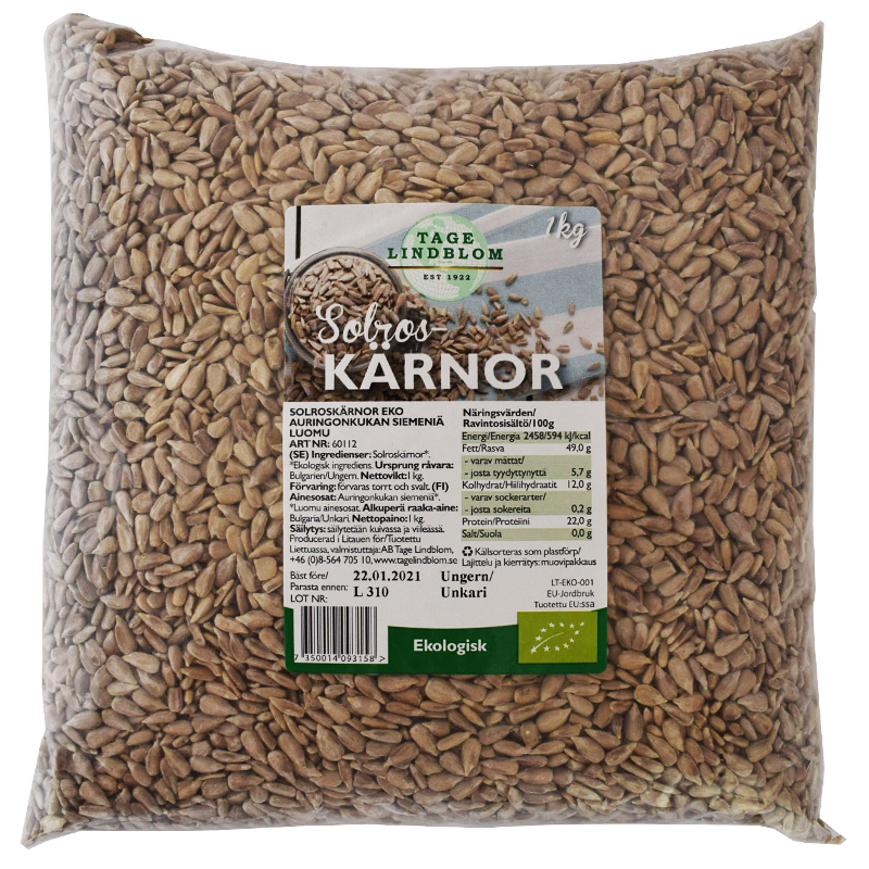 Solrosfrö Eko 1kg - 34% rabatt