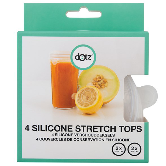 Dotz Runda Silikonlock - Ø 6,5-9 cm, 4 st