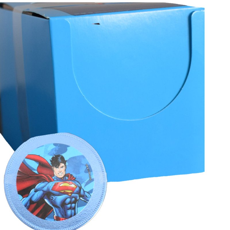 Hel låda Superman Chokladmedalj 24 x 23g - 90% rabatt
