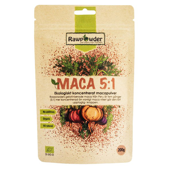 Rawpowder Ekologiskt Macapulver Koncentrerat 5:1, 200 g