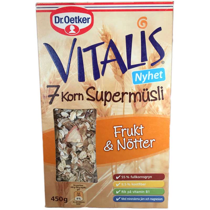 Supermüsli Frukt & nötter - 71% rabatt