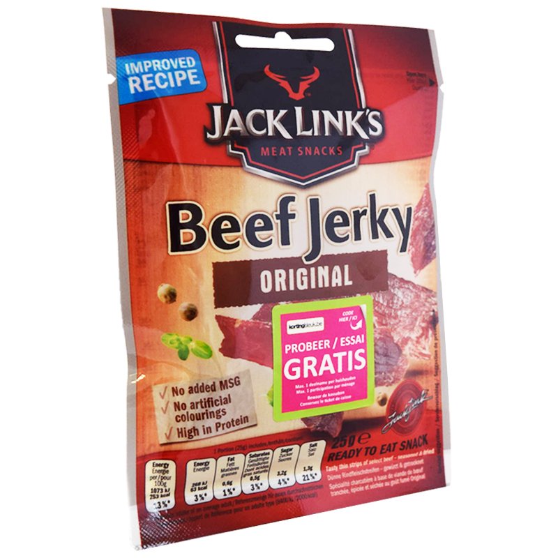 Beef Jerky "Original" 25g - 84% rabatt