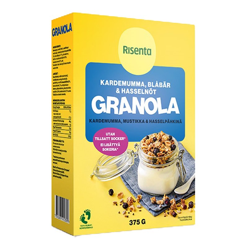Granola Kardemumma & Hasselnöt - 28% rabatt