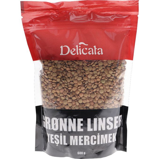 Delicata Torkade Gröna Linser