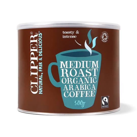 Clipper Medium Roast Organic Arabica Coffee 500 g
