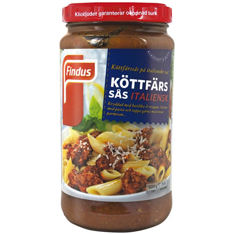 Köttfärssås Italiensk 500g - 25% rabatt