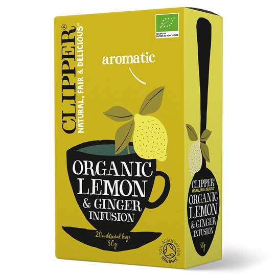 Clipper Örtte med Citron & Ingefära, 20 påsar