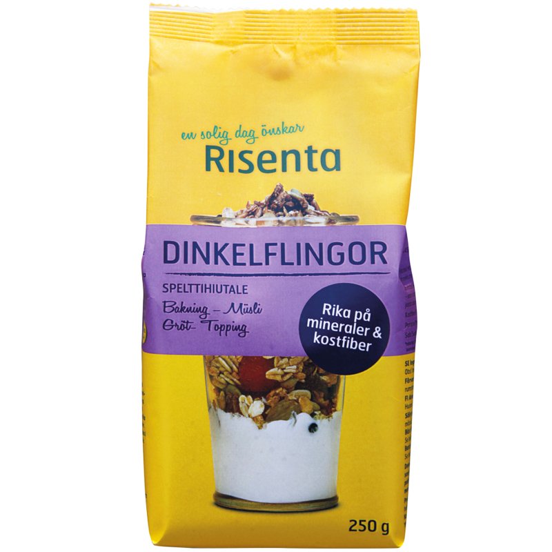 Dinkelflingor 250g - 33% rabatt
