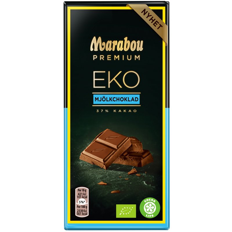 Eko Choklad "Premium Mjölkchoklad" 90g - 50% rabatt