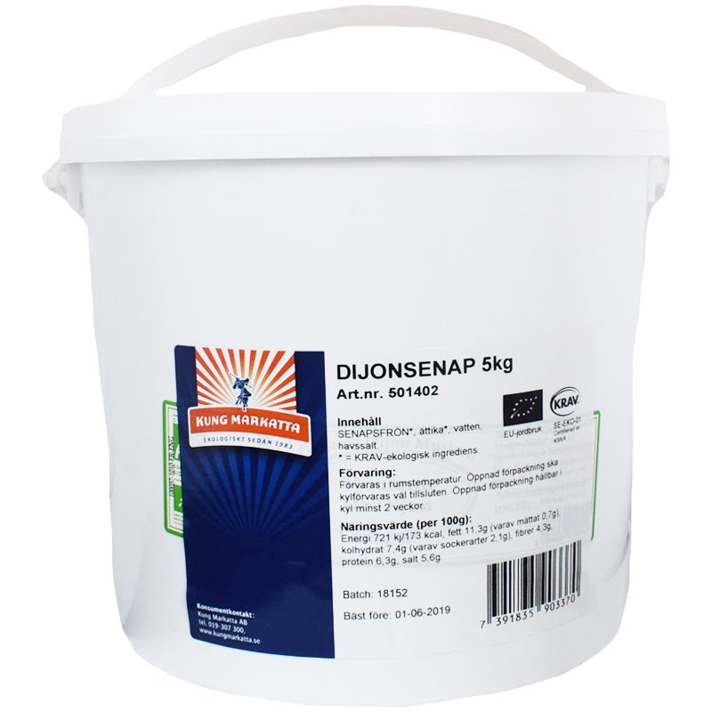 Eko Dijonsenap 5kg - 75% rabatt