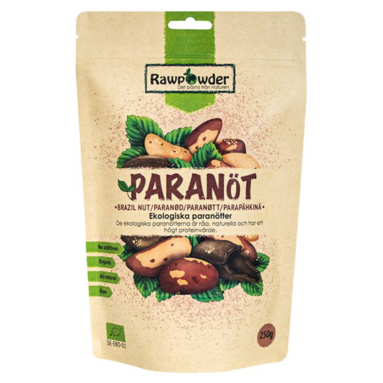 Rawpowder Ekologiska Paranötter, 250 g