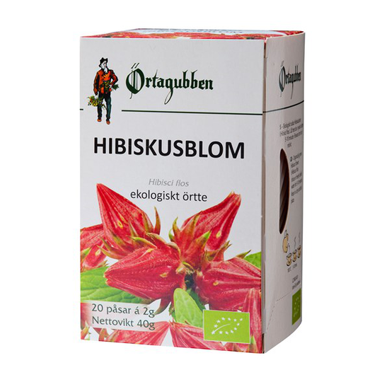 Örtagubben Ekologiskt Örtte Hibiskus, 20 påsar