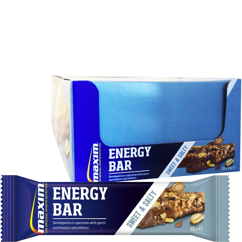 Hel Låda Energibars "Sweet & Salty" 25 x 55g - 43% rabatt