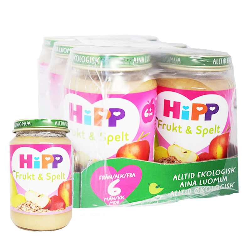 Hel Låda Barnmat Frukt & Dinkel 6 x 190g - 72% rabatt