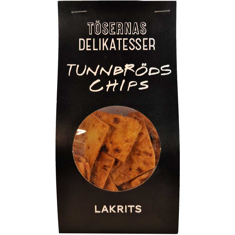 Tunnbrödchips Lakrits - 50% rabatt