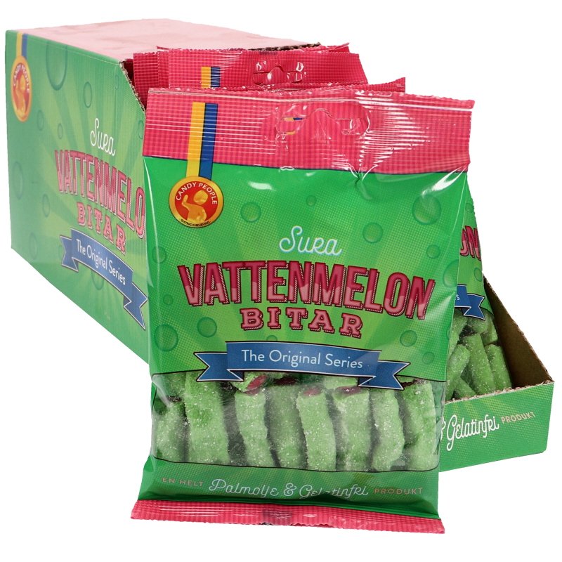 Sura vattenmelonsbitar 18-pack - 50% rabatt