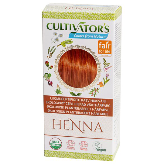 Cultivator’s Ekologisk Örthårfärg, 100 g Henna