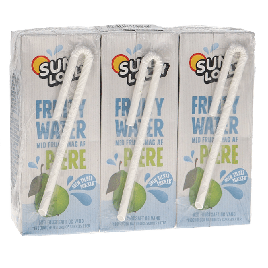 Sun Lolly Dryck Fruity Water Pear 3-Pack