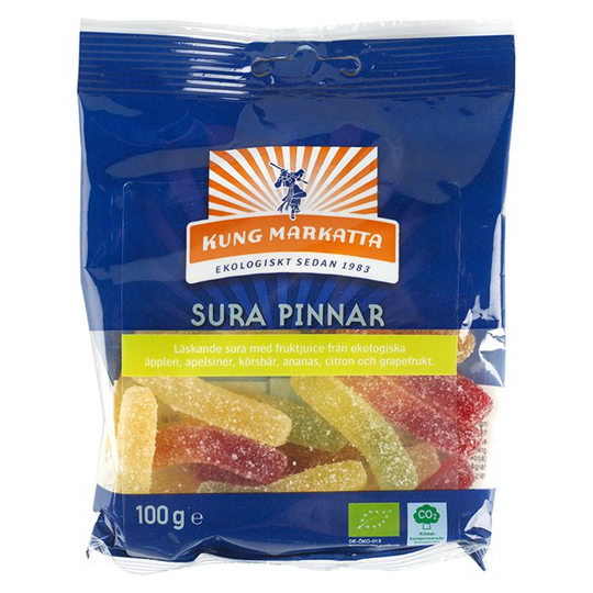 Kung Markatta Sura Pinnar, 100 g