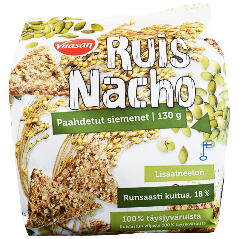 Rågchips Pumpafrön & Hirs 130g - 23% rabatt