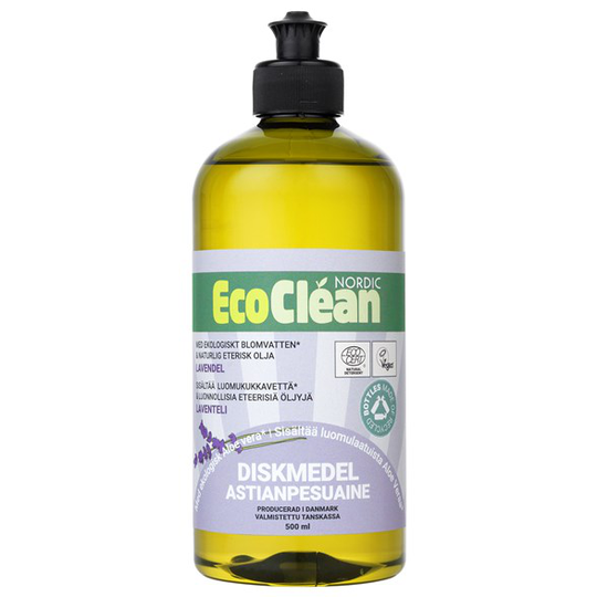 EcoClean Nordic Naturligt Diskmedel Lavendel, 500 ml
