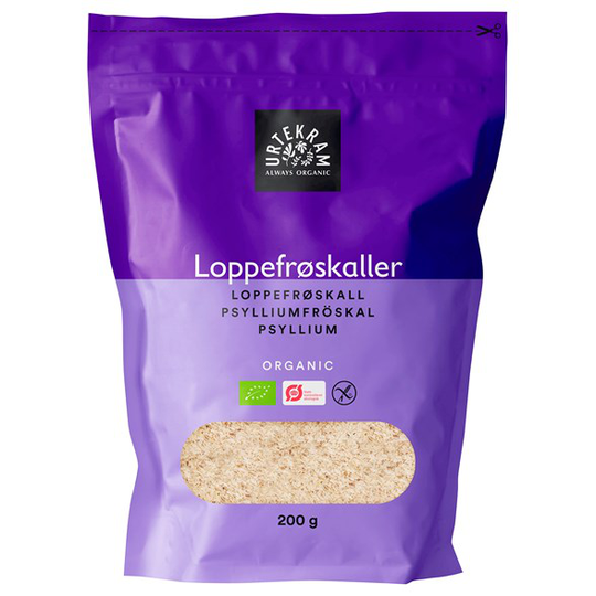 Urtekram Food Ekologiska Psylliumfröskal, 200 g