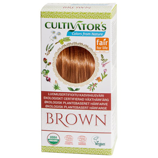 Cultivator’s Ekologisk Örthårfärg, 100 g Brown