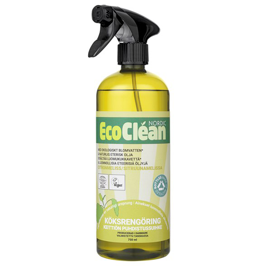 EcoClean Nordic Naturlig Köksrengöring Citronmeliss, 750 ml