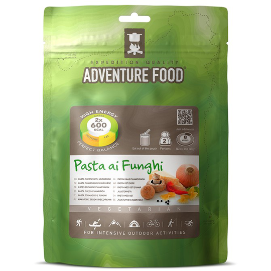 Adventure Food Frystorkad Mat Pasta Med ost Och Svamp VEG