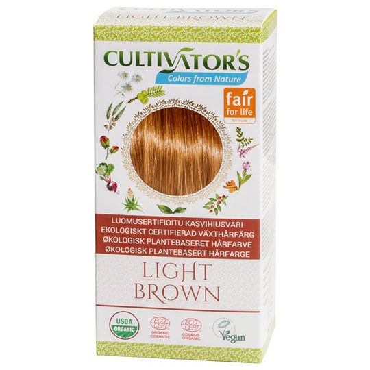 Cultivator’s Ekologisk Örthårfärg, 100 g Light Brown