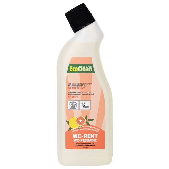 EcoClean Nordic Naturlig WC-rengöring Grapefrukt, 750 ml