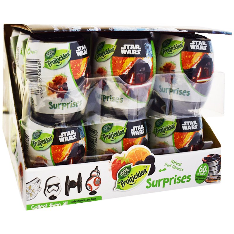 Hel Låda Fruktgodis "Star Wars" 18 x 6g - 81% rabatt