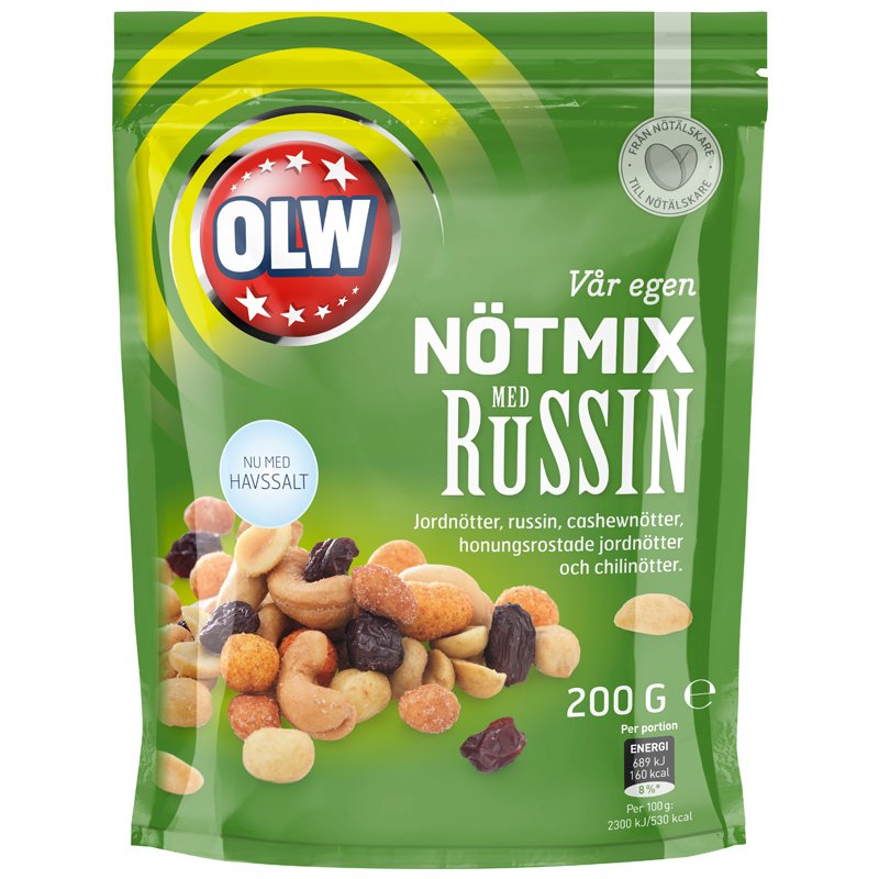 Nötmix Russin - 64% rabatt