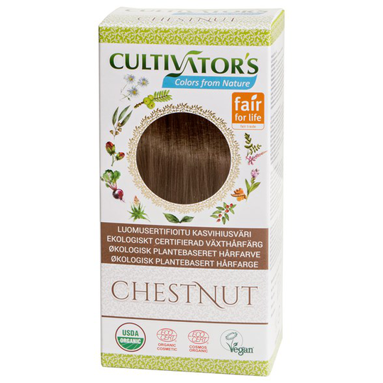 Cultivator’s Ekologisk Örthårfärg, 100 g Chestnut