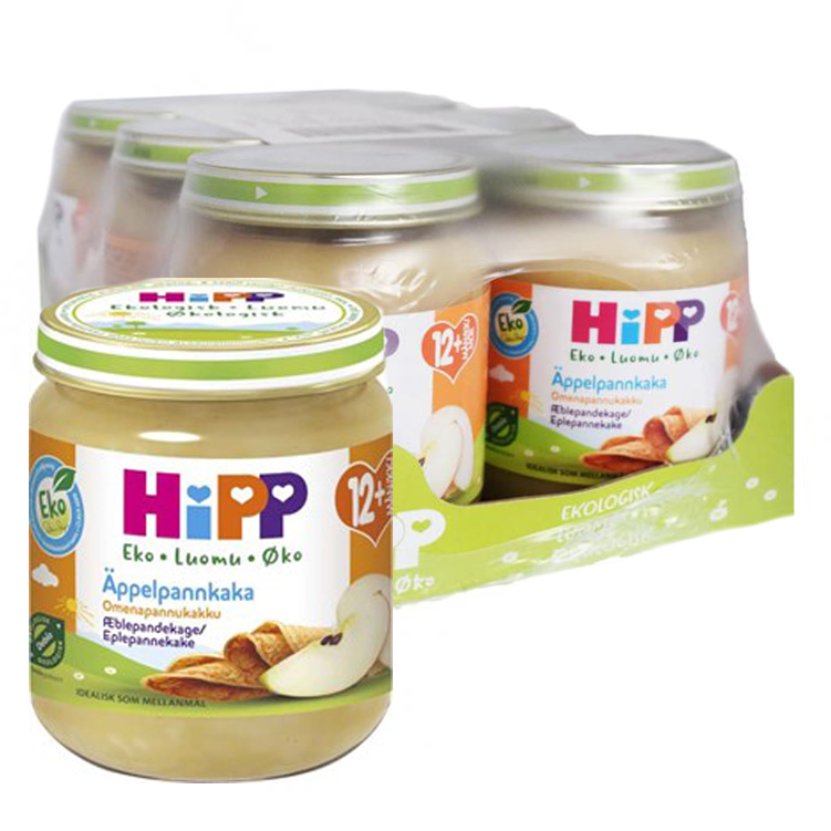 Eko Hel Låda Barnmat Äppelpannkaka 6 x 200g - 38% rabatt