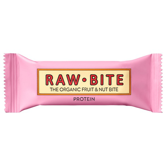 Rawbite Ekologisk Frukt- & Nötbar Protein, 50 g