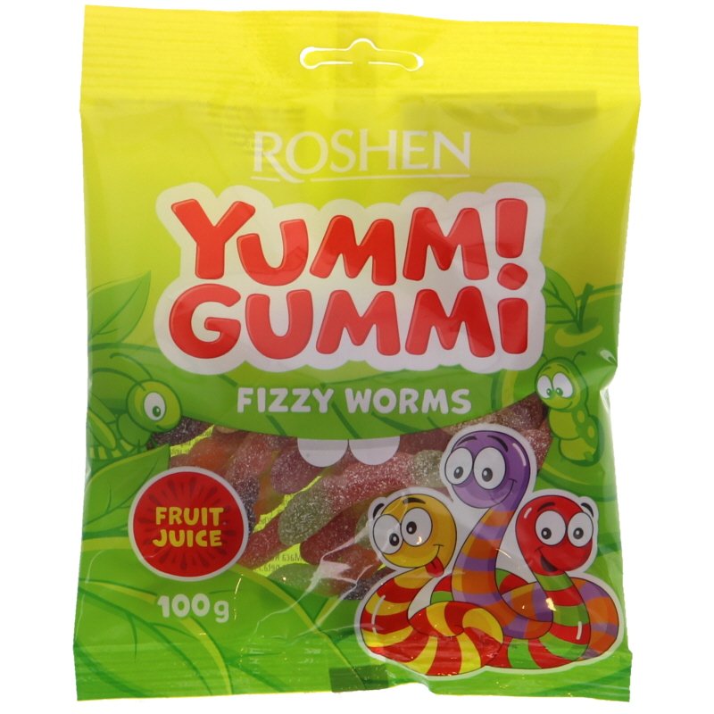 Godis Fizzy Worms - 17% rabatt