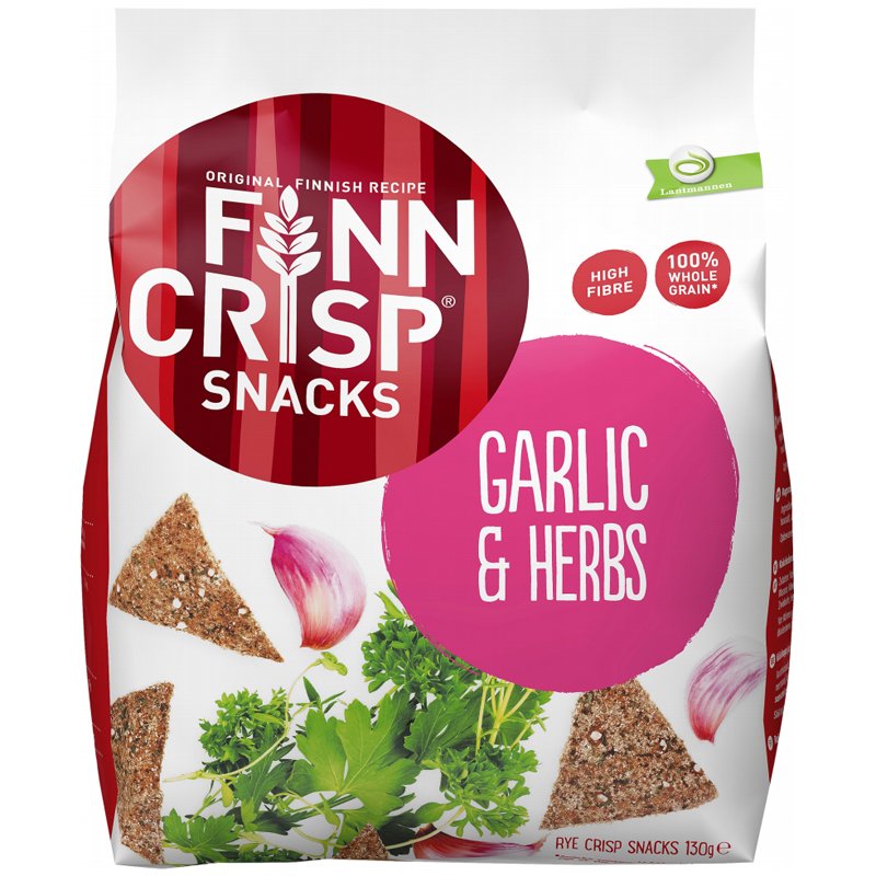 Rågchips Garlic & Herbs - 37% rabatt